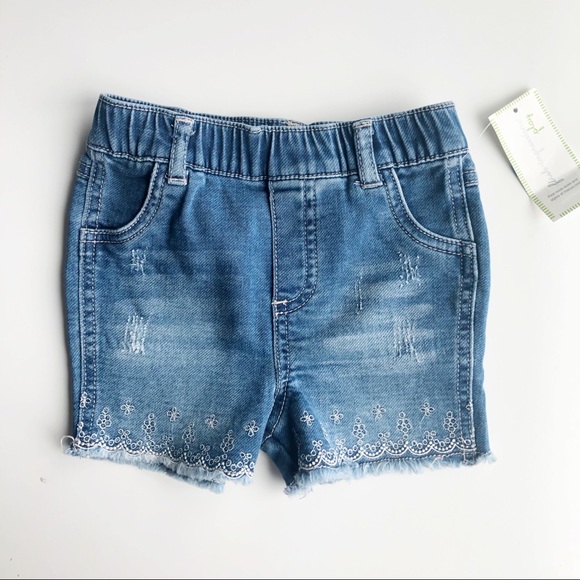 First Impressions Jean Shorts NWT 24M - Picture 1 of 4